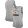 FANATICS FANATICS BRANDED HEATHERED GRAY CLEVELAND BROWNS OUR YEAR TANK TOP