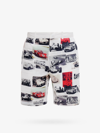 Ferrari Printed Recycled Fluid Nylon Shorts In Black