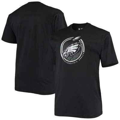 Fanatics Men's Big And Tall Black Philadelphia Eagles Colour Pop T-shirt