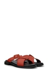 Camper Edy Strappy Sandals In Medium Red