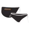 G-III 4HER BY CARL BANKS G-III 4HER BY CARL BANKS BLACK TEXAS LONGHORNS PERFECT MATCH BIKINI BOTTOM