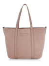 Brunello Cucinelli Suede Monili-trim Tote In Rosa