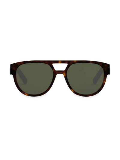 Dior Dm40054i Havana Aviator Sunglasses In Brown