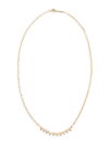 Lana Jewelry Women's Twenty Vol. 1 Nude Solo Zipper 14k Gold & Diamond Necklace