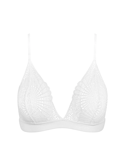 Commando Women's Butter + Lace Bralette In Ivory