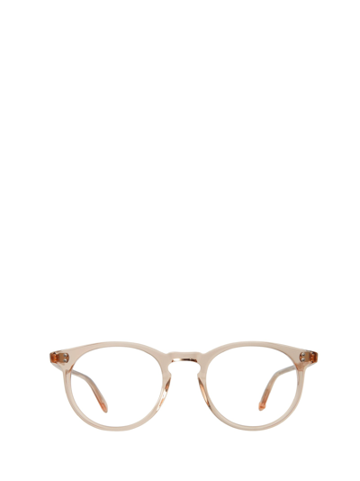 Garrett Leight Carlton Eco Beige Crystal Unisex Eyeglasses