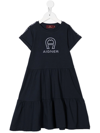 AIGNER TEEN LOGO-PRINT A-LINE T-SHIRT DRESS