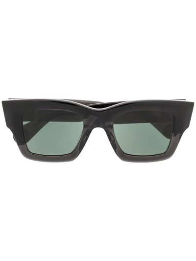 Jacquemus Baci D-frame Sunglasses In Black