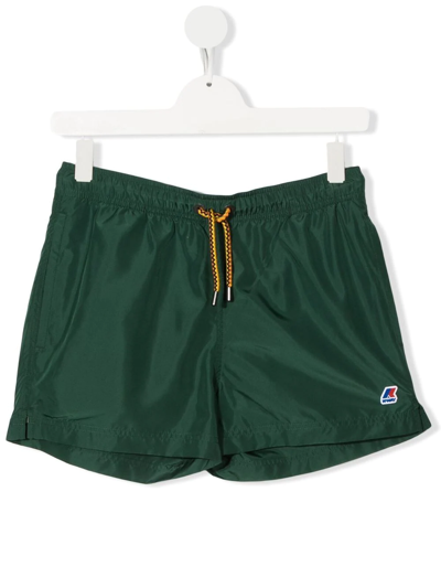 K-way Teen Hazel Swim Shorts In Green