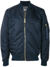 Alpha Industries Ma-1 Vf Lw Blue Bomber Jacket In Blu