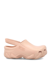 Gcds Ibex Logo-embossed Slingback Clogs In Pink