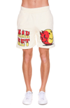 Market Smiley Good Vs Evil Graphic-print Cotton-jersey Shorts