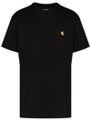 Carhartt American Script T-shirt In Nero