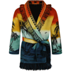 Alanui Icon Jacquard Virgin Wool Cardigan In Multicolor