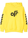 OFF-WHITE YELLOW COTTON SWEATSHIRT