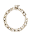 Parts Of Four Charm-chain Choker Necklace In Silber