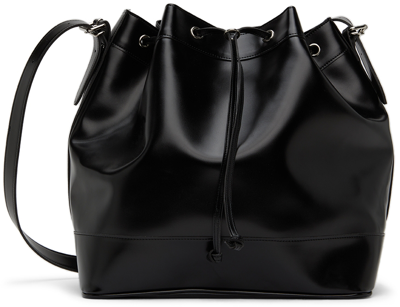 Comme Des Garçons Comme Des Garçons Black Faux-leather Shoulder Bag