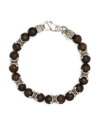 EMANUELE BICOCCHI TIGER EYE BEADED BRACELET