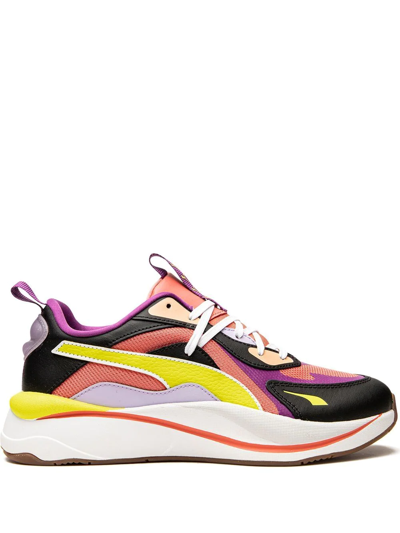 Puma Rs-curve "sunset" Sneakers In Schwarz