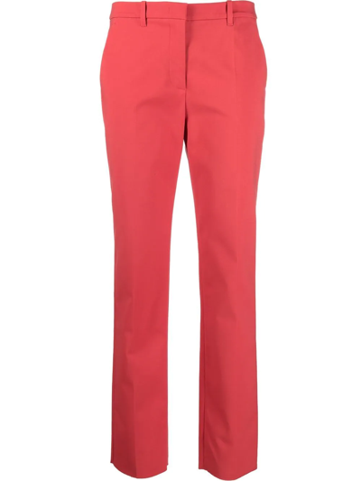 EMPORIO ARMANI HIGH-WAIST STRAIGHT TROUSERS