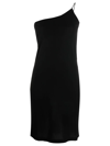 Dsquared2 Black One-shoulder Dress