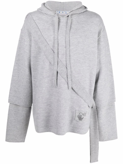 Off-white Grey Wool Easybreezy Sweatshirt In Medium Grey Medium Grey