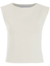 GLORIA COELHO CUT-OUT SLEEVELESS TOP