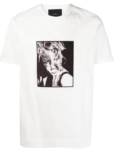 Limitato Photograph-print Short-sleeve T-shirt In Weiss