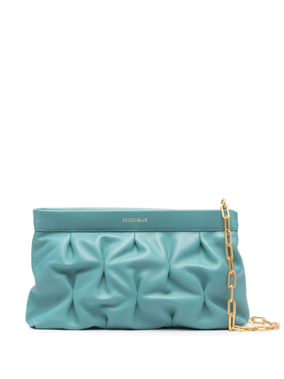Coccinelle Marquise Goodie Clutch In Blau