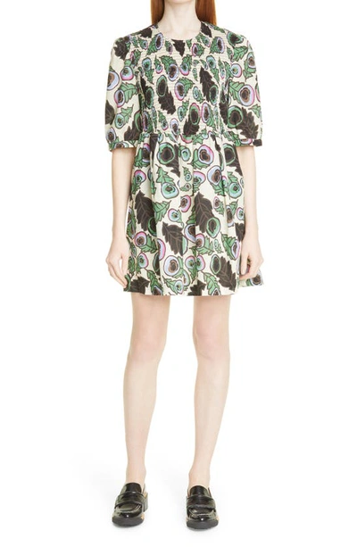 Baum Und Pferdgarten Amalda Cotton Minidress In Autumn