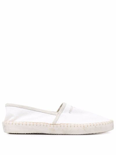 Philippe Model Paris Marseille Embroidered-logo Loafers In White