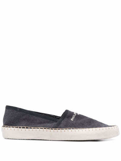 Philippe Model Paris Marseille Canvas Espadrilles In Grey