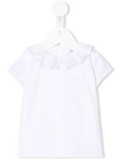 Knot Babies' Virginia Cotton Blouse In White