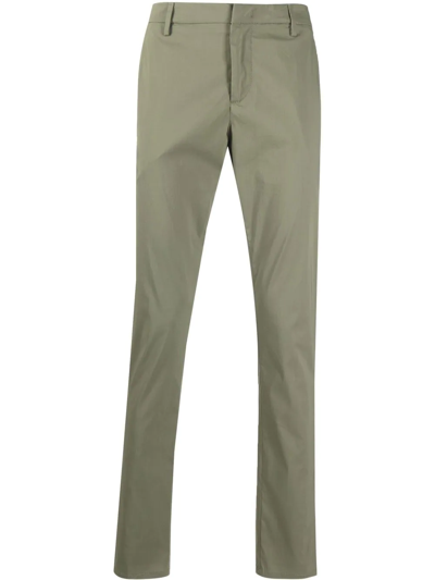 Dondup Straight-leg Trousers In Green