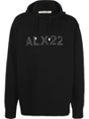 Alyx Logo-print Pullover Hoodie In Black