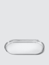 Georg Jensen Manhattan Tray With Leather In Stainless Steel