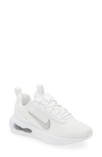 Nike Women's Air Max Intrlk Lite Shoes In White/ Metallic Silver
