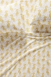 Anthropologie Organic Percale Printed Sheet Set By  In Green Size Pllwcs Kng