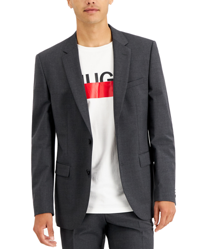 Hugo Boss Hugo By  Men's Modern Fit Wool Suit Separate Jacket In Dark Grey