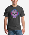 La Pop Art Men's Word Art Styles Of Edm Music T-shirt In Dark Gray