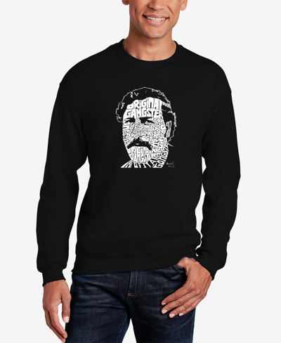 La Pop Art Men's Word Art Pablo Escobar Crewneck Sweatshirt In Black