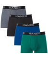 HANES MEN'S 4-PK. ULTIMATE COMFORTFLEX FIT TOTAL SUPPORT POUCH TRUNKS