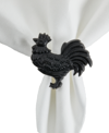 TABLEAU ROOSTER NAPKIN RINGS, SET OF 8