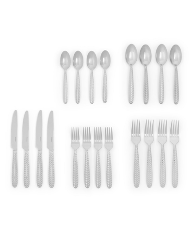 Portmeirion Botanic Garden 20 Piece Flatware Set, Service For 4 In White