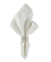 TABLEAU DOUBLE SQUARE NAPKIN RINGS, SET OF 8