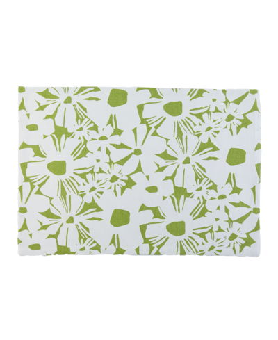 Tableau Blooms Placemat, Set Of 4 In Green