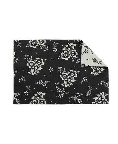 Tableau Mayflower Placemats, Set Of 4 In Black