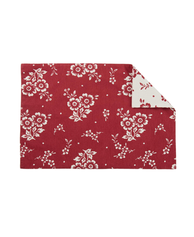 Tableau Mayflower Placemats, Set Of 4 In Red