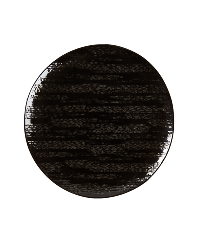 Tableau Dillon 13" Round Platter In Black