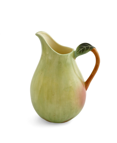 Portmeirion Nature's Bounty Pear Pitcher In Green